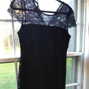 Navy Donna Ricco dress